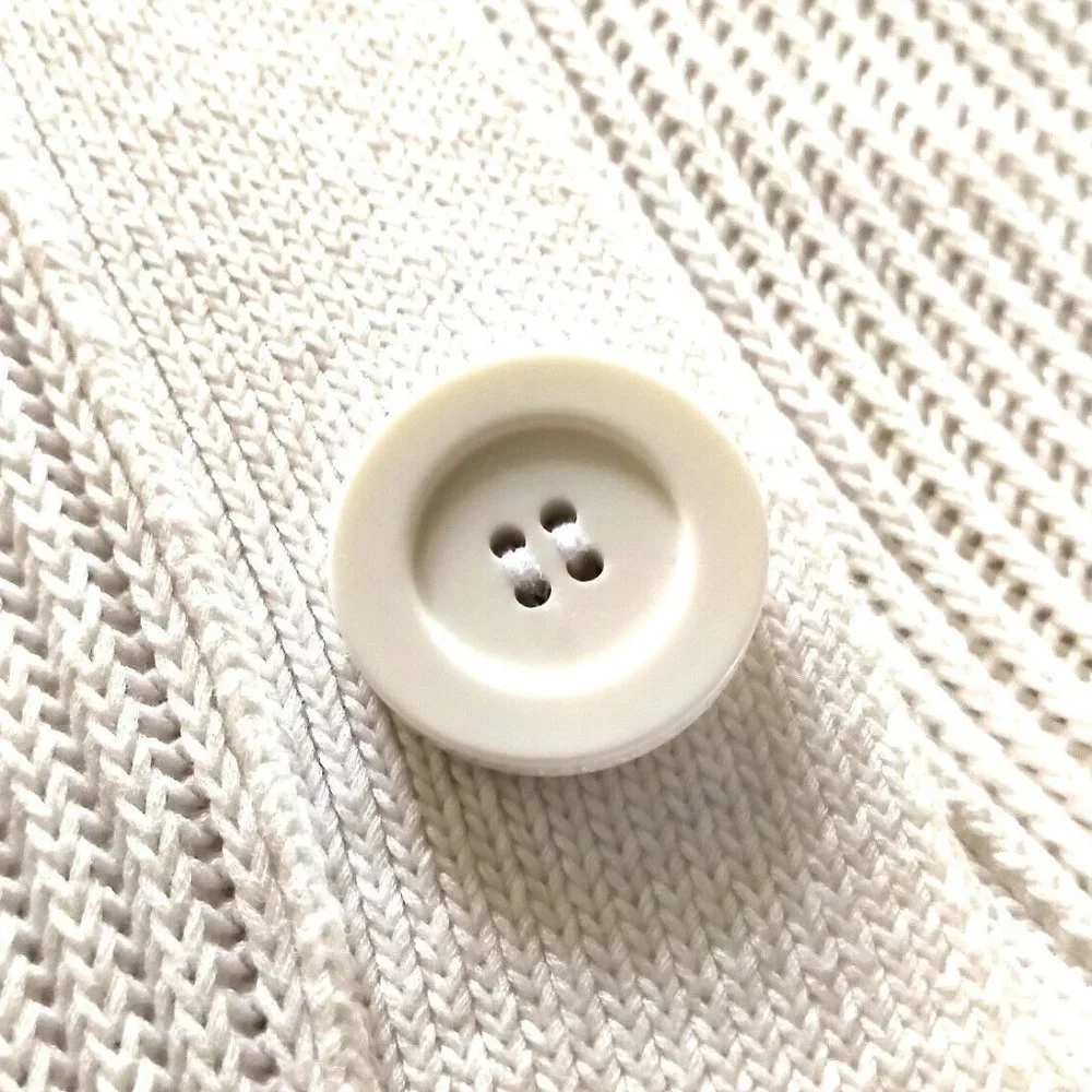 Escada Ivory Babydoll Butterfly Sleeve Cardigan Sweater 36 XS S - Picture 7 of 9